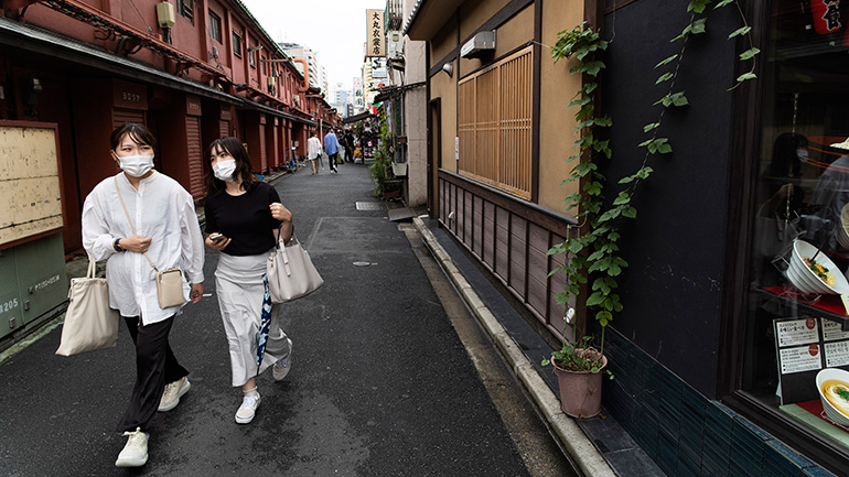 Ιαπωνία: Υψηλό πέντε εβδομάδων στα νέα κρούσματα κορωνοϊού στο Τόκιο
